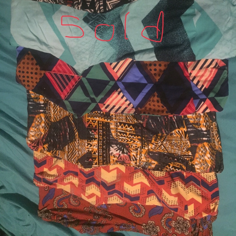 4 pairs lularoe leggings size tc